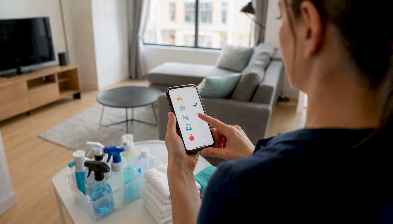 Cleaning Pictograms for Short-Term Rentals