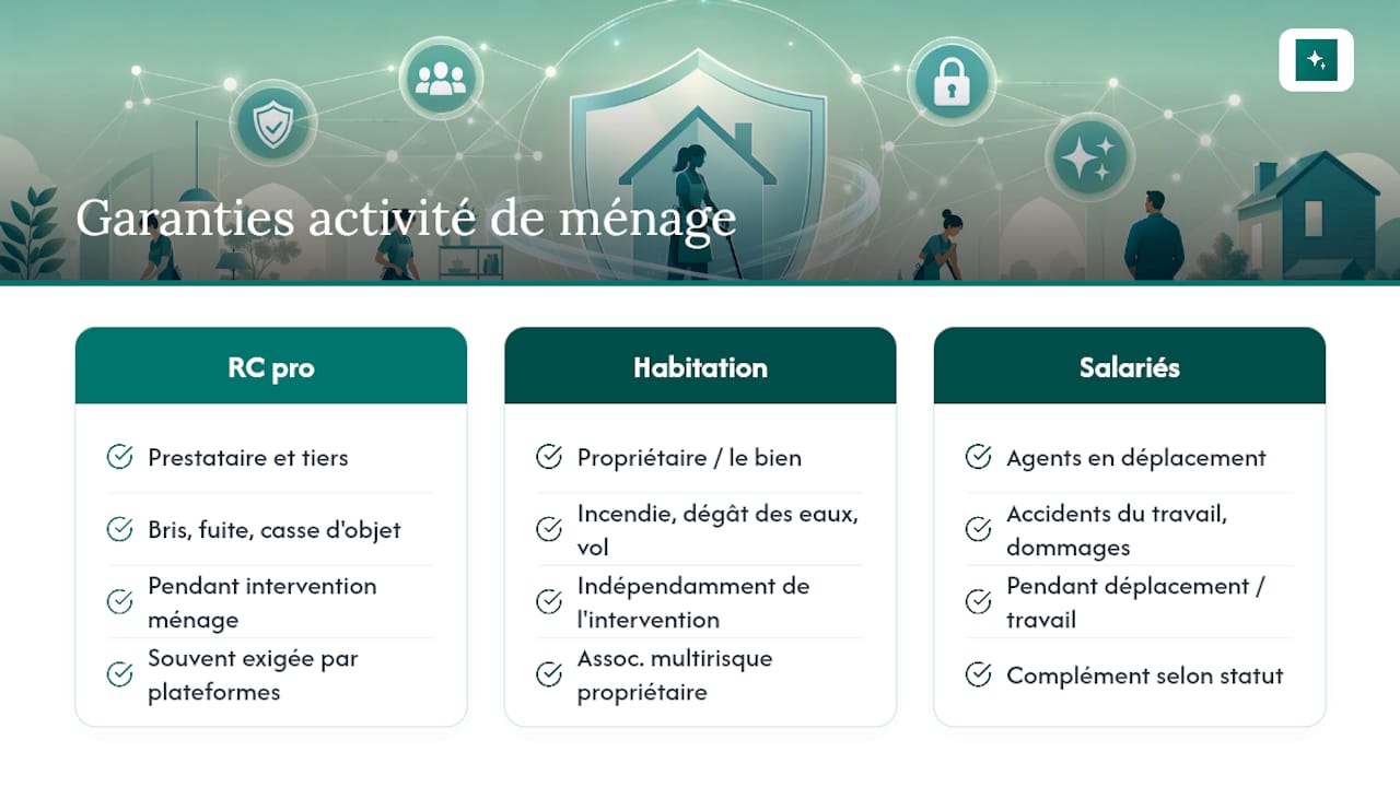 Trois garanties d’assurance et leurs bénéficiaires