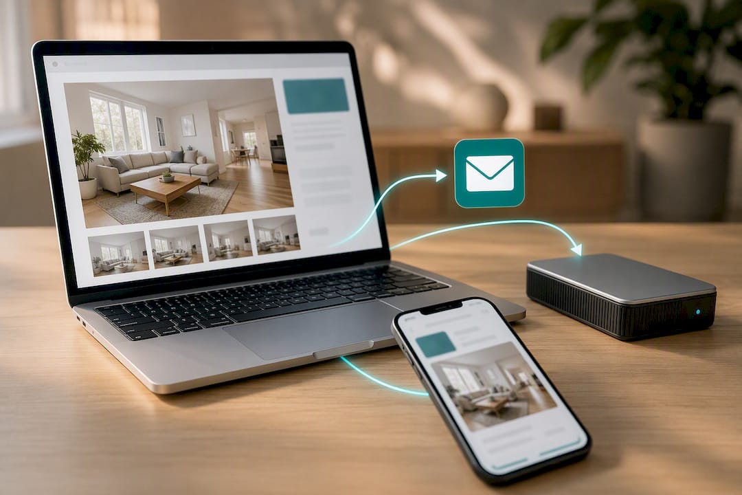 High-resolution photo delivery and storage workflow