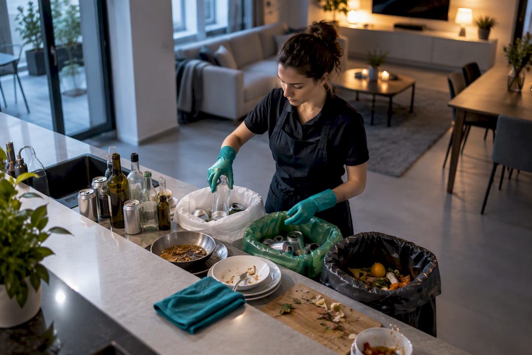 Post-party cleaning checklist for short-term rental hosts