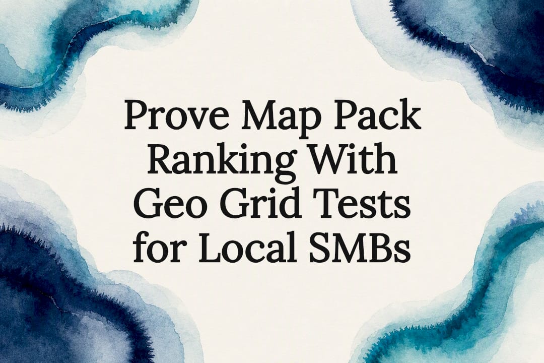 Decorative geo grid ranking title card
