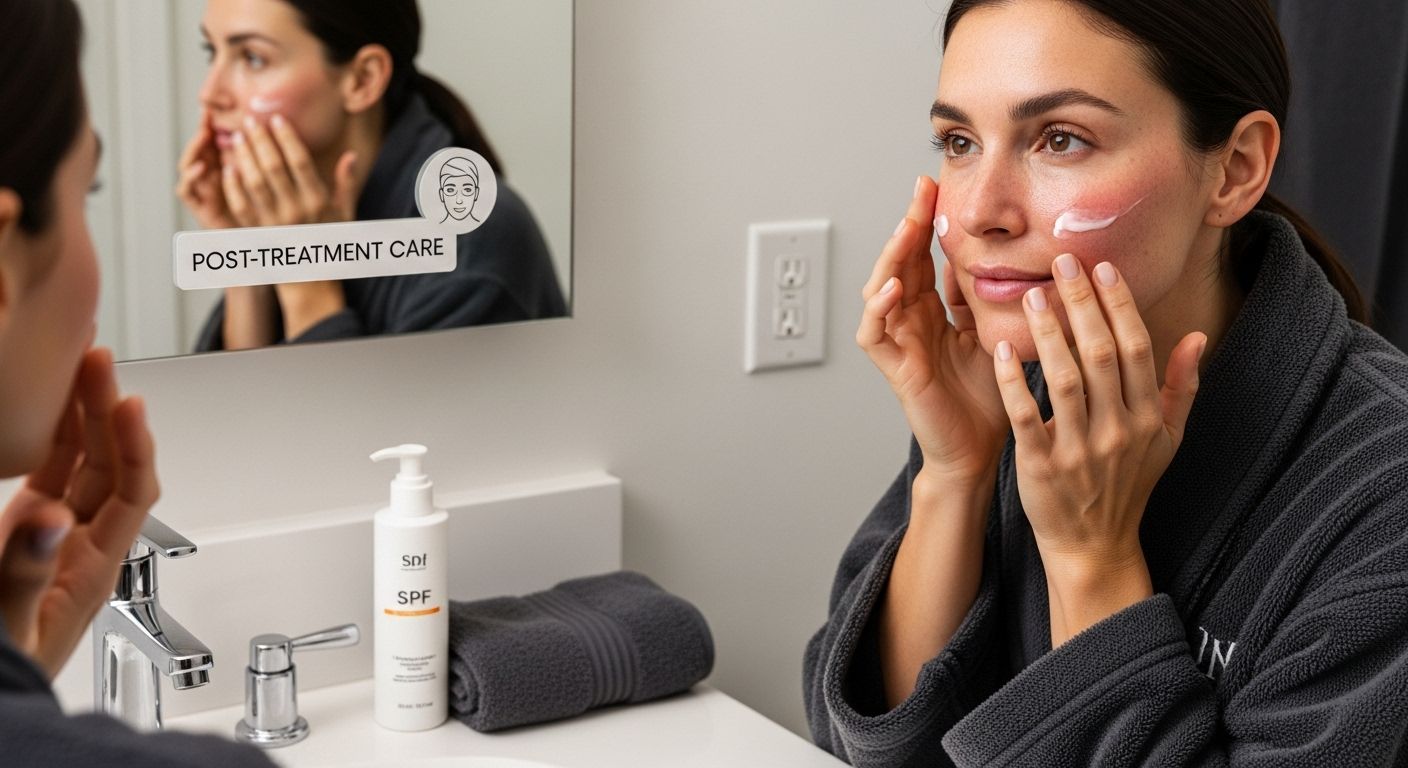 laser freckle removal aftercare
