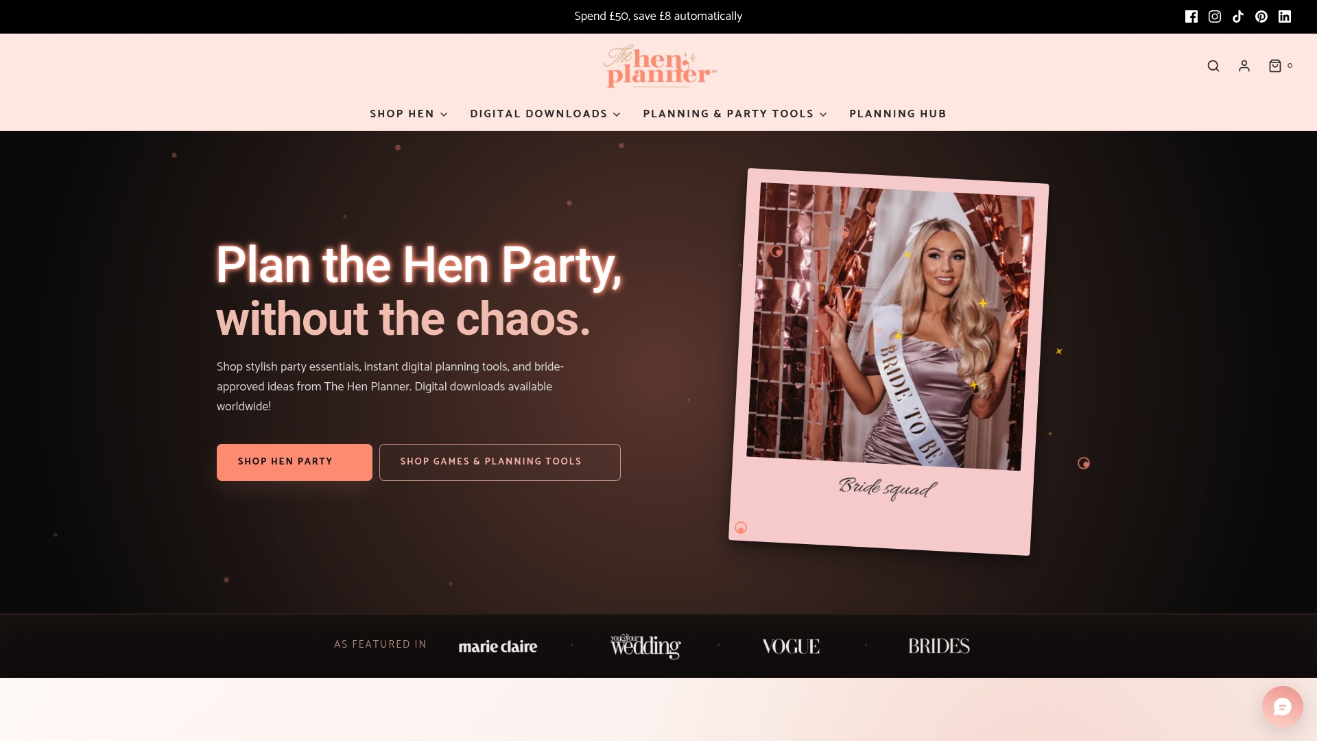 The Hen Planner hen party accessories