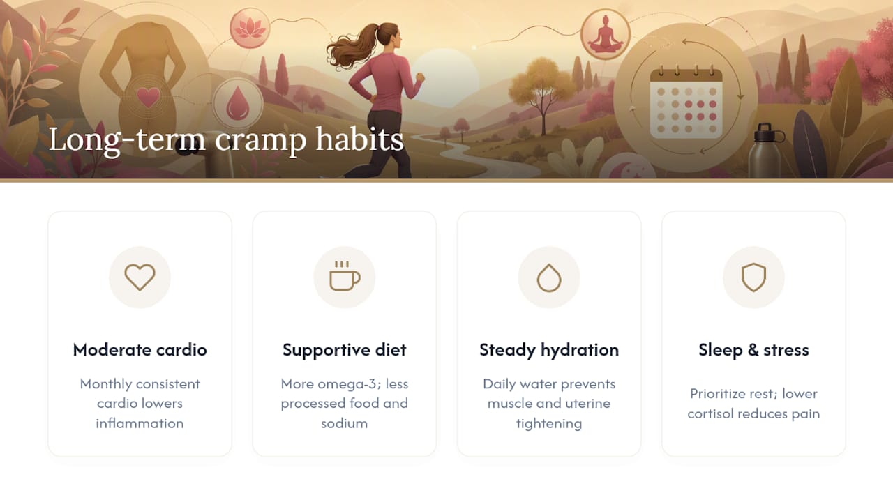 Four habits supporting long-term cramp management