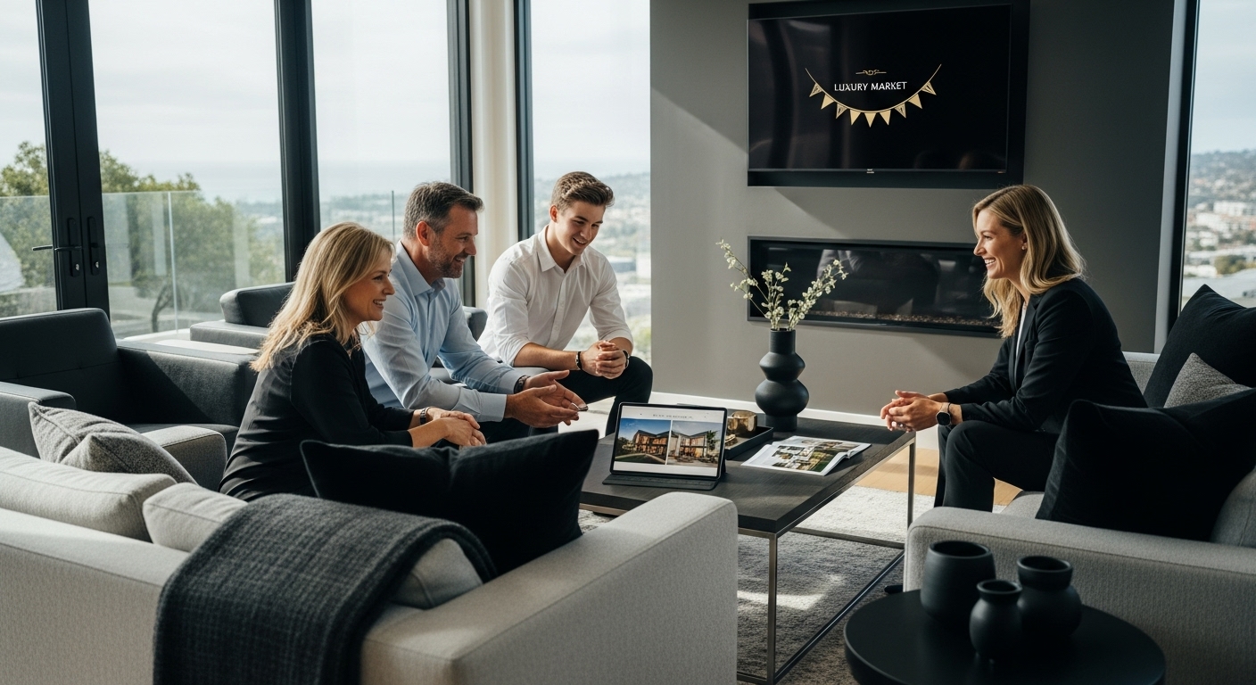 Besichtigung von Luxusimmobilien