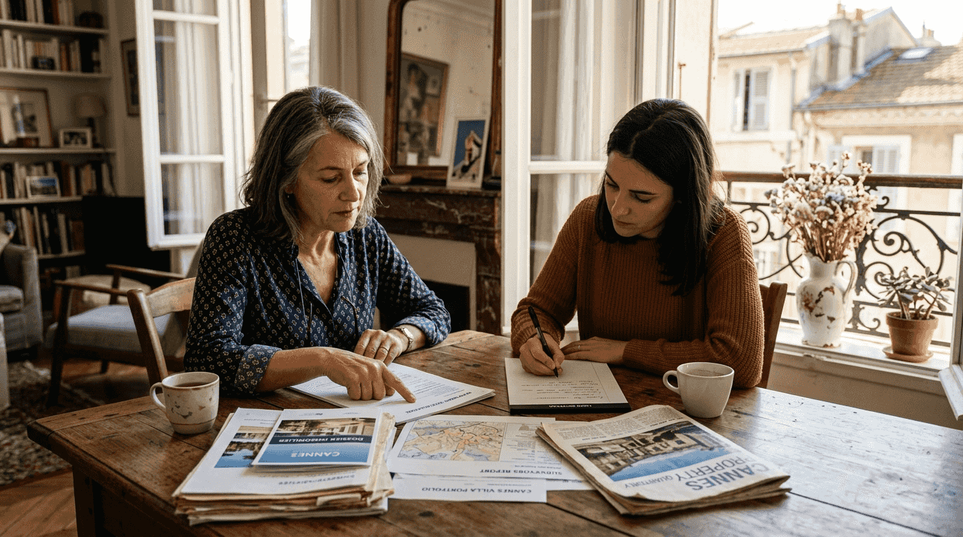 Family discussing legacy real estate investments