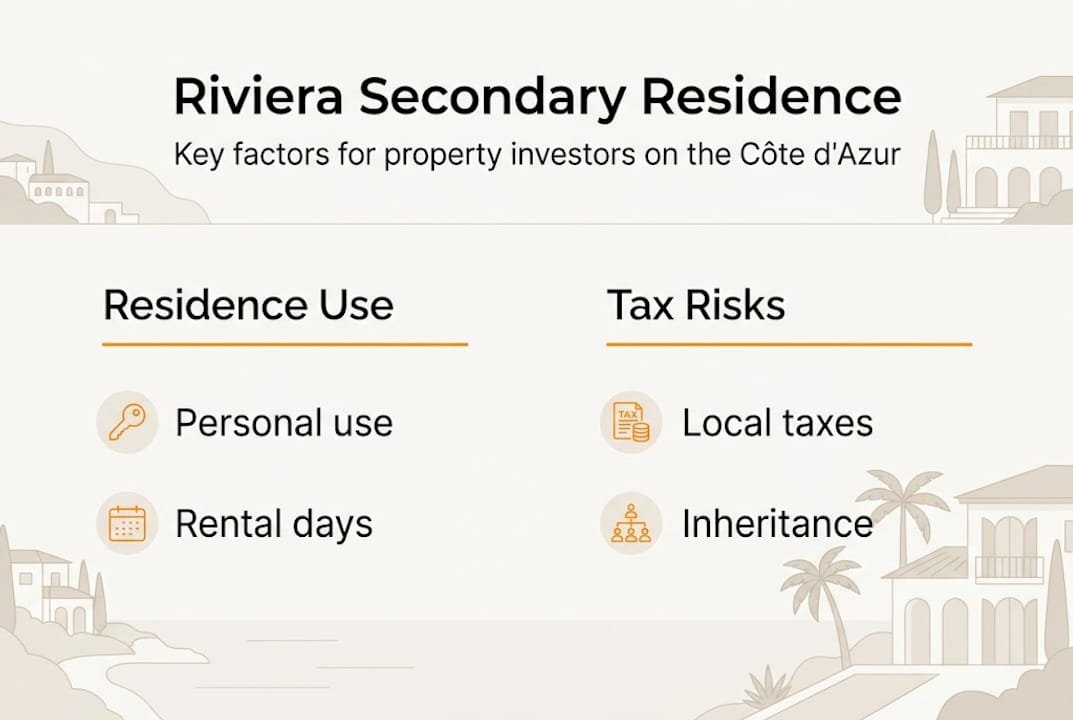 Infographic summarizing Riviera residence tax and use