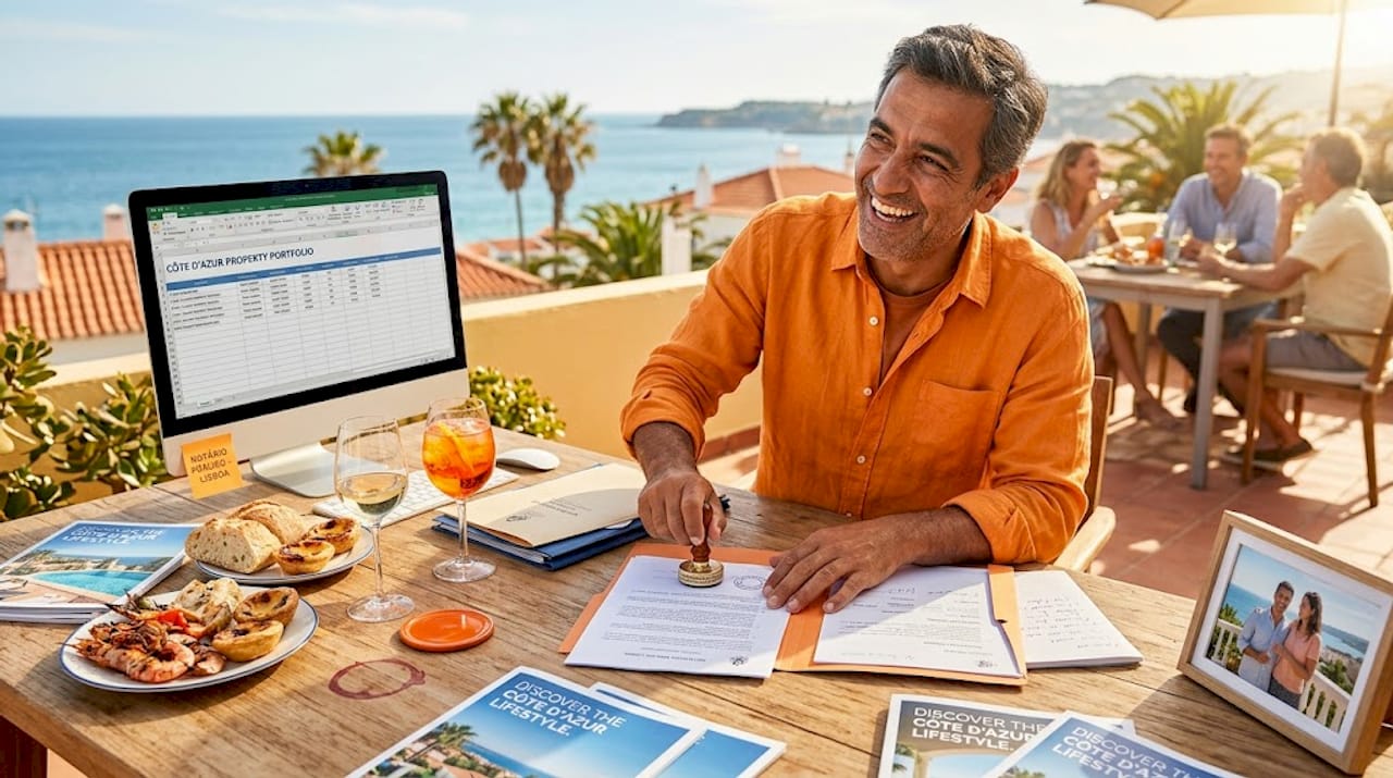 Solicitor stamps Portugal property documents