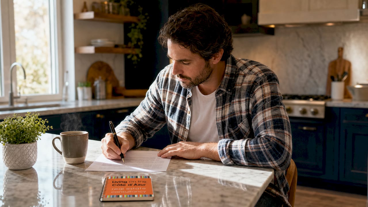 Signing home equity loan documents