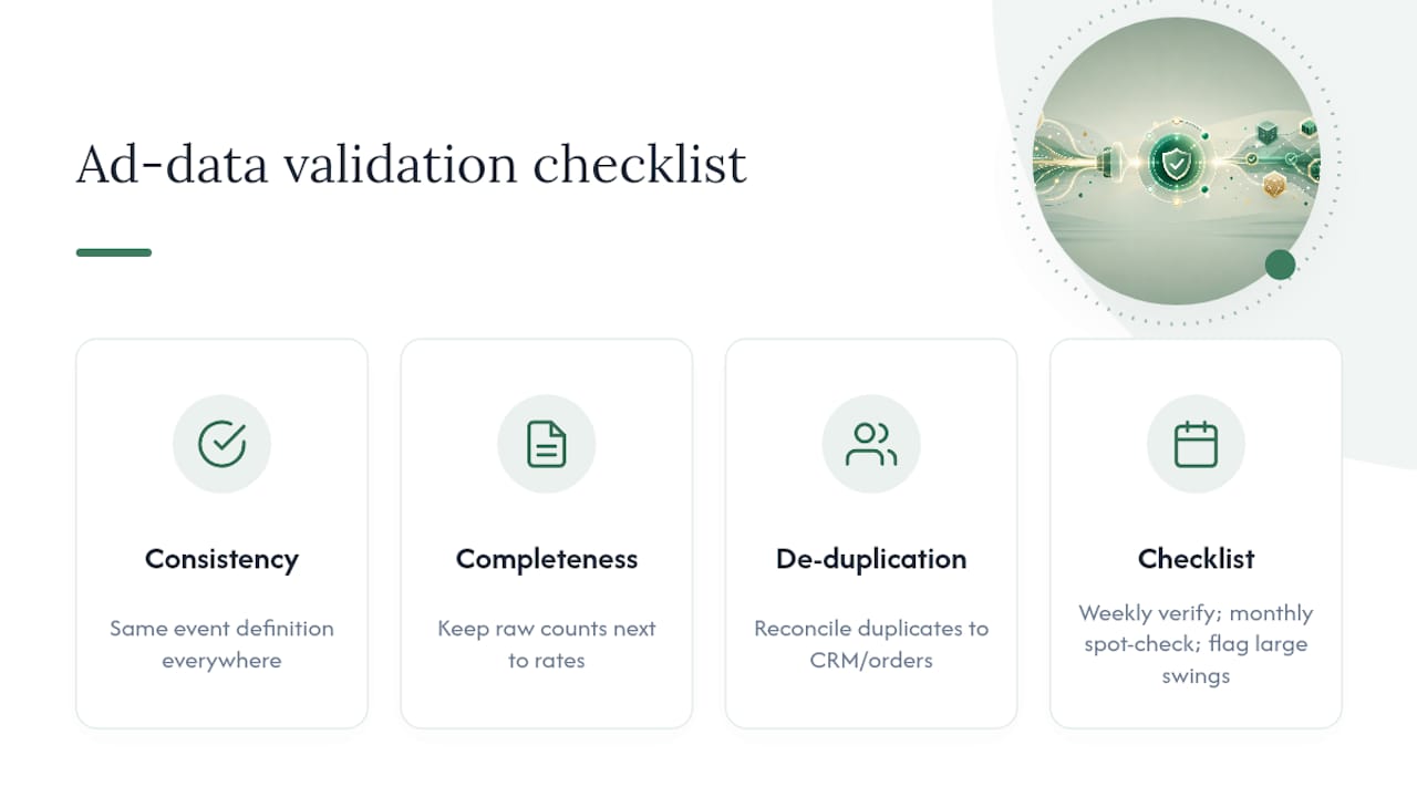How Clean Does Your Ad Data Need to Be Before You Trust It? — overview diagram