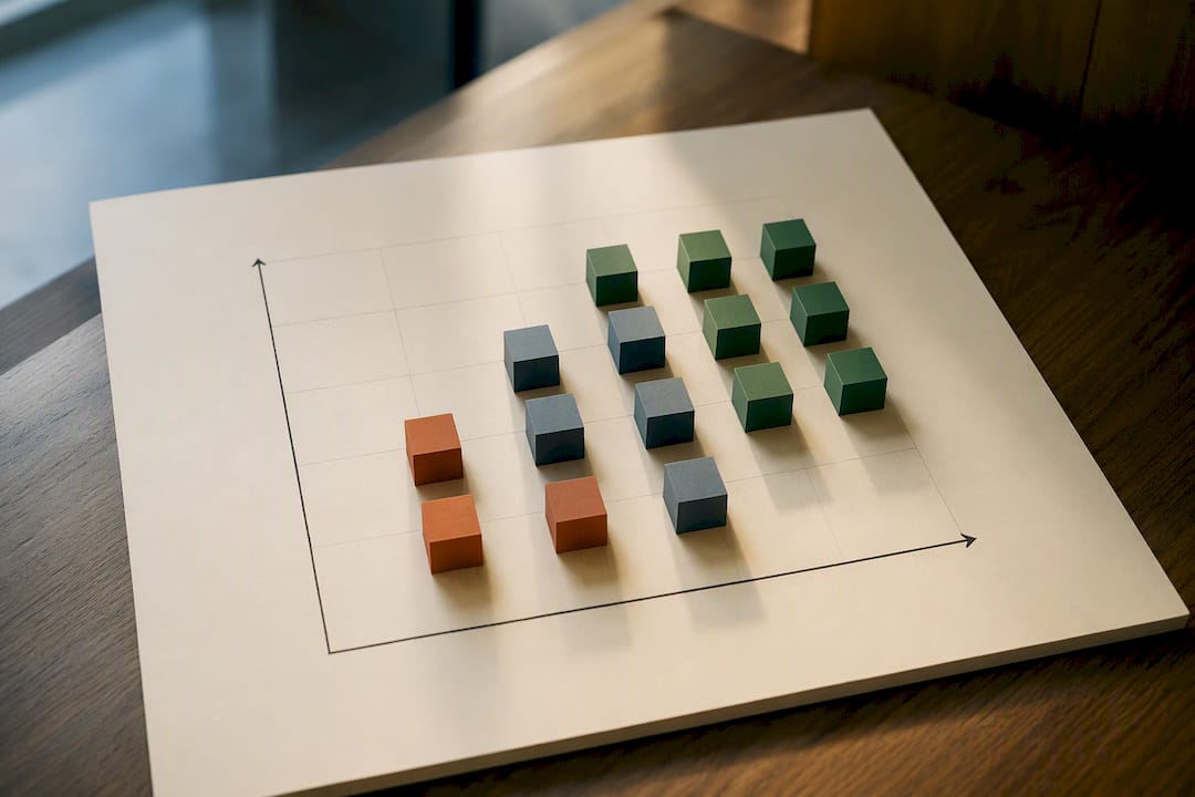 Capability gap priority matrix illustration