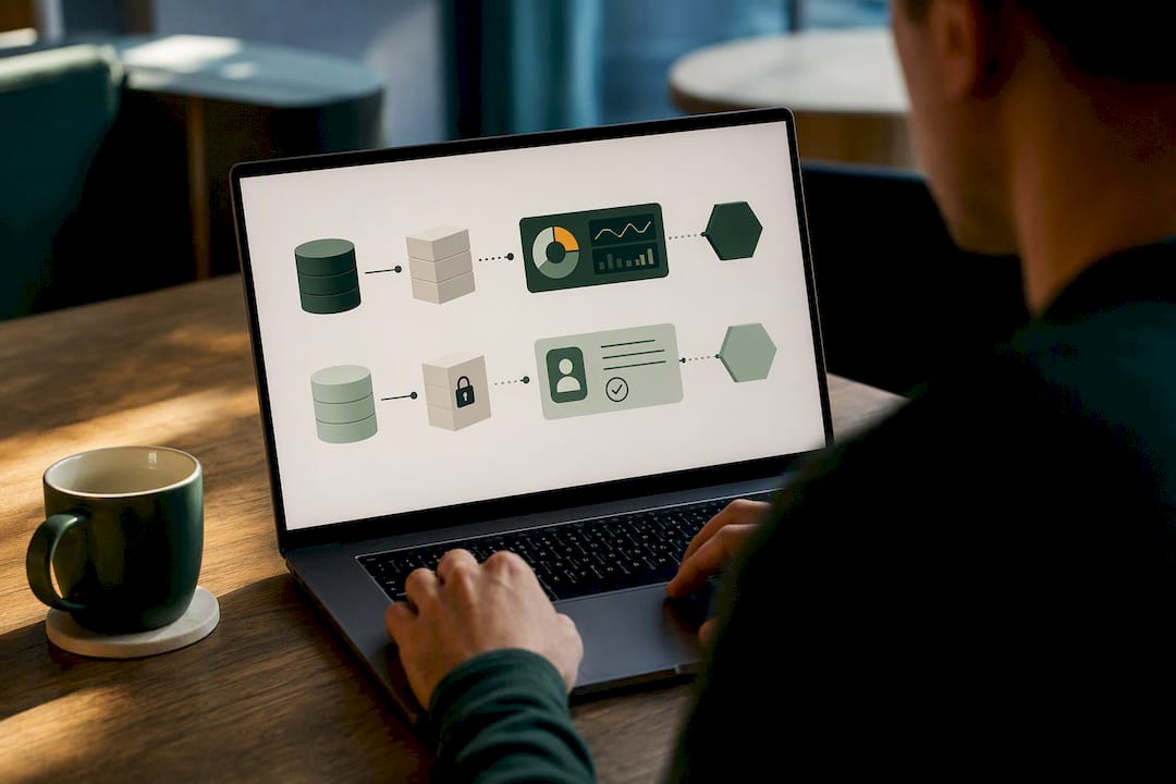Separated spend and attribution data pathways