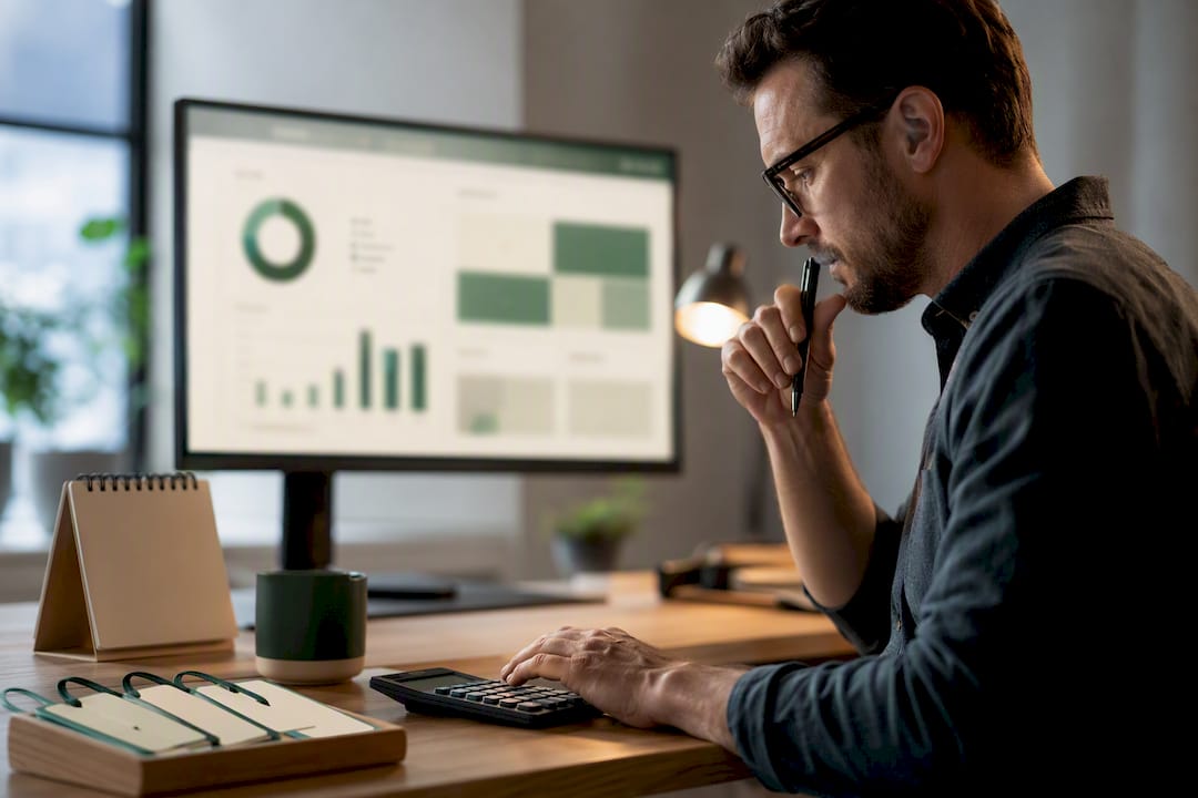 Analyst reviewing a martech stack audit