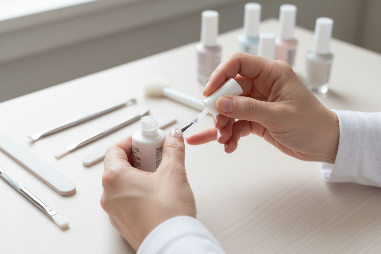 nageldesign grundierung auftragen DIY