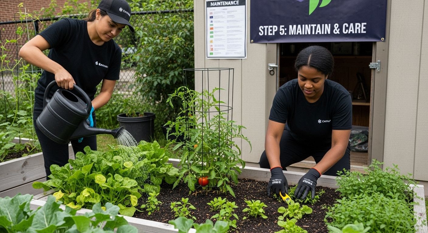 detroit community garden maintenance