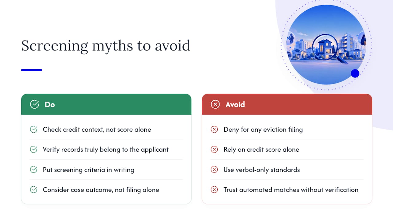 What Tenant Screening Myths Trip Up Landlords? โ overview diagram