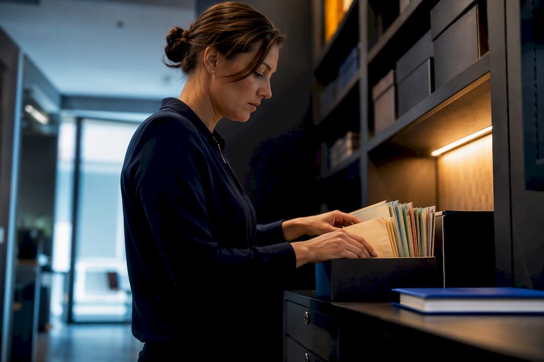 Lease administrator organizing property records