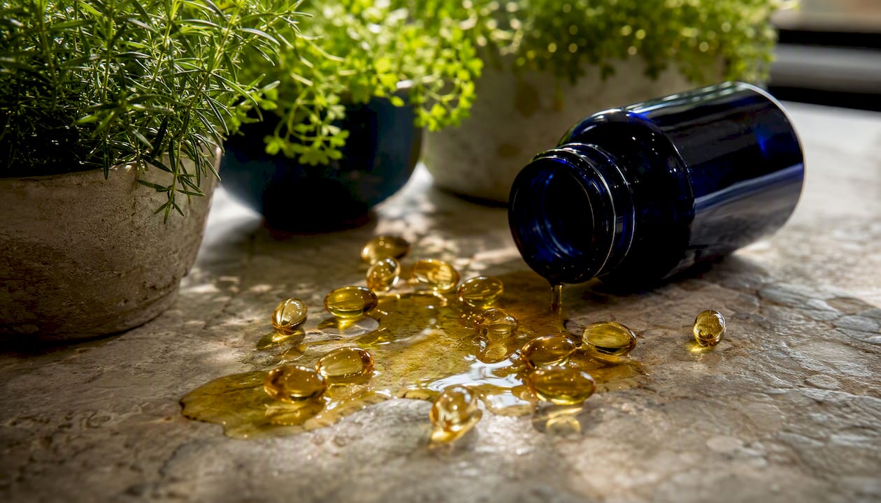 Oil and oil-based CoQ10 softgel capsules