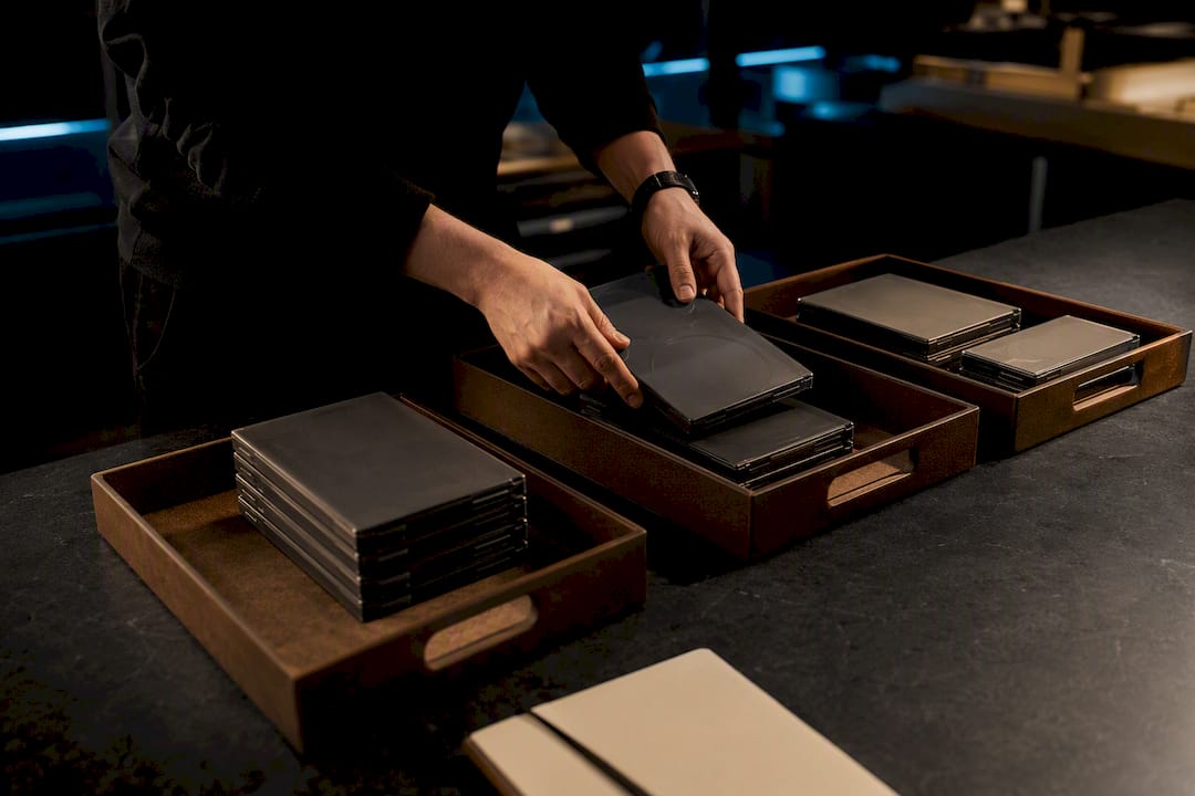 Post-production team sorting final delivery assets