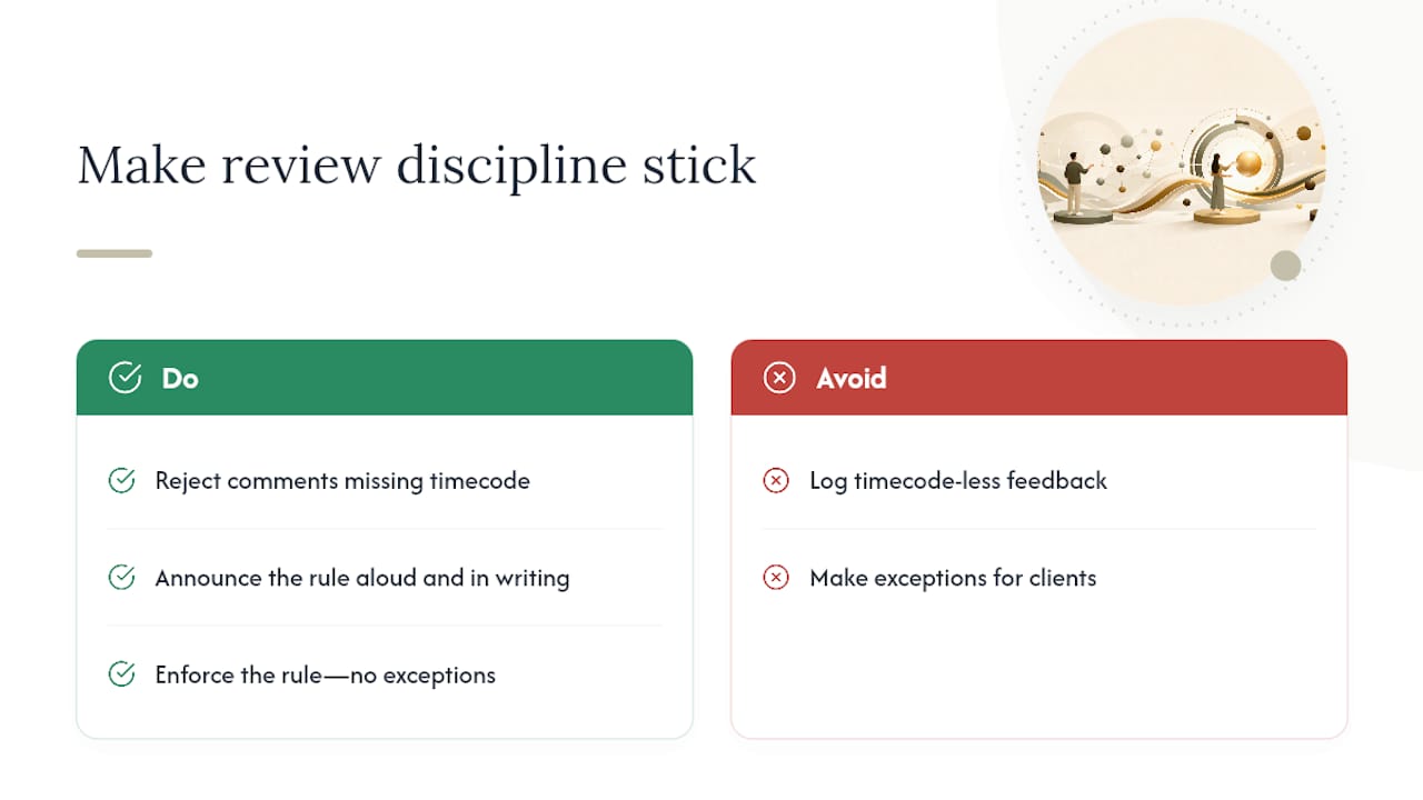 Making Review Discipline Actually Stick — overview diagram