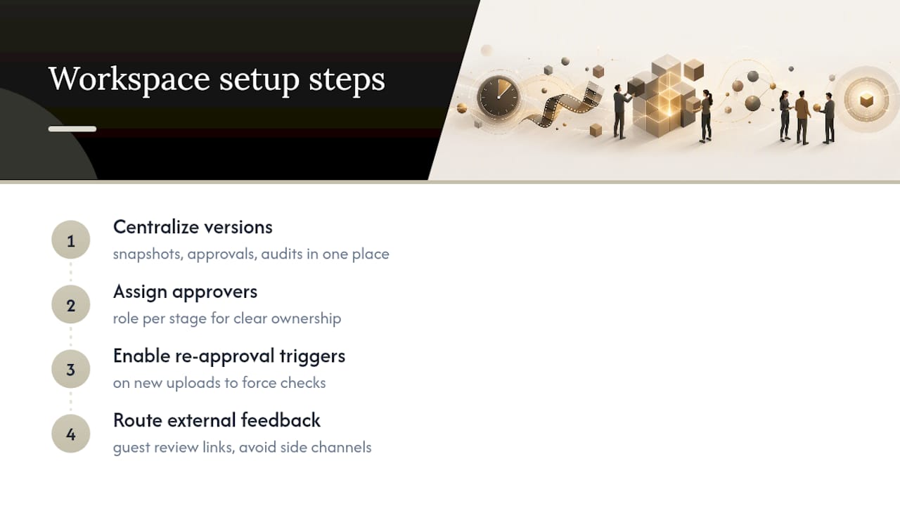 How Posthive Maps These Rules Into a Post-Production Workspace — overview diagram