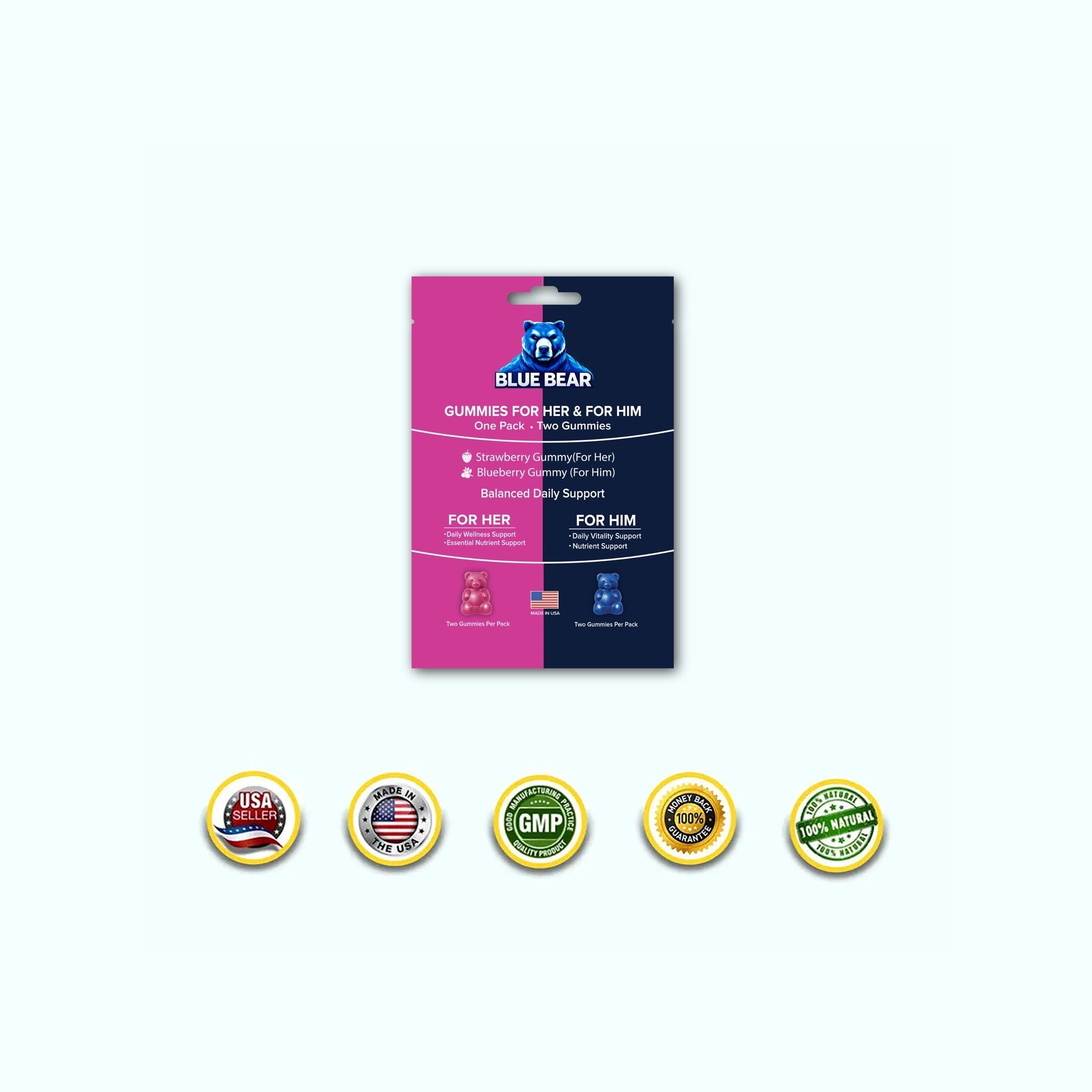 Blue Bear Gummies For Her & Him