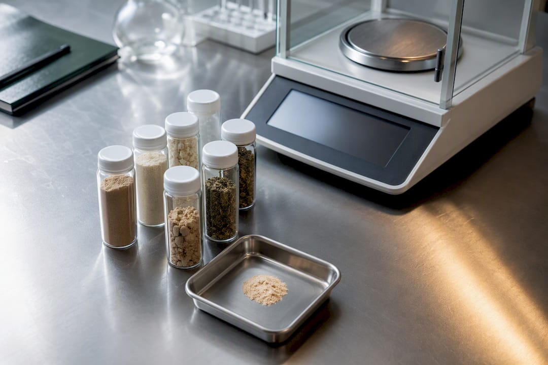 Laboratory samples prepared for supplement testing