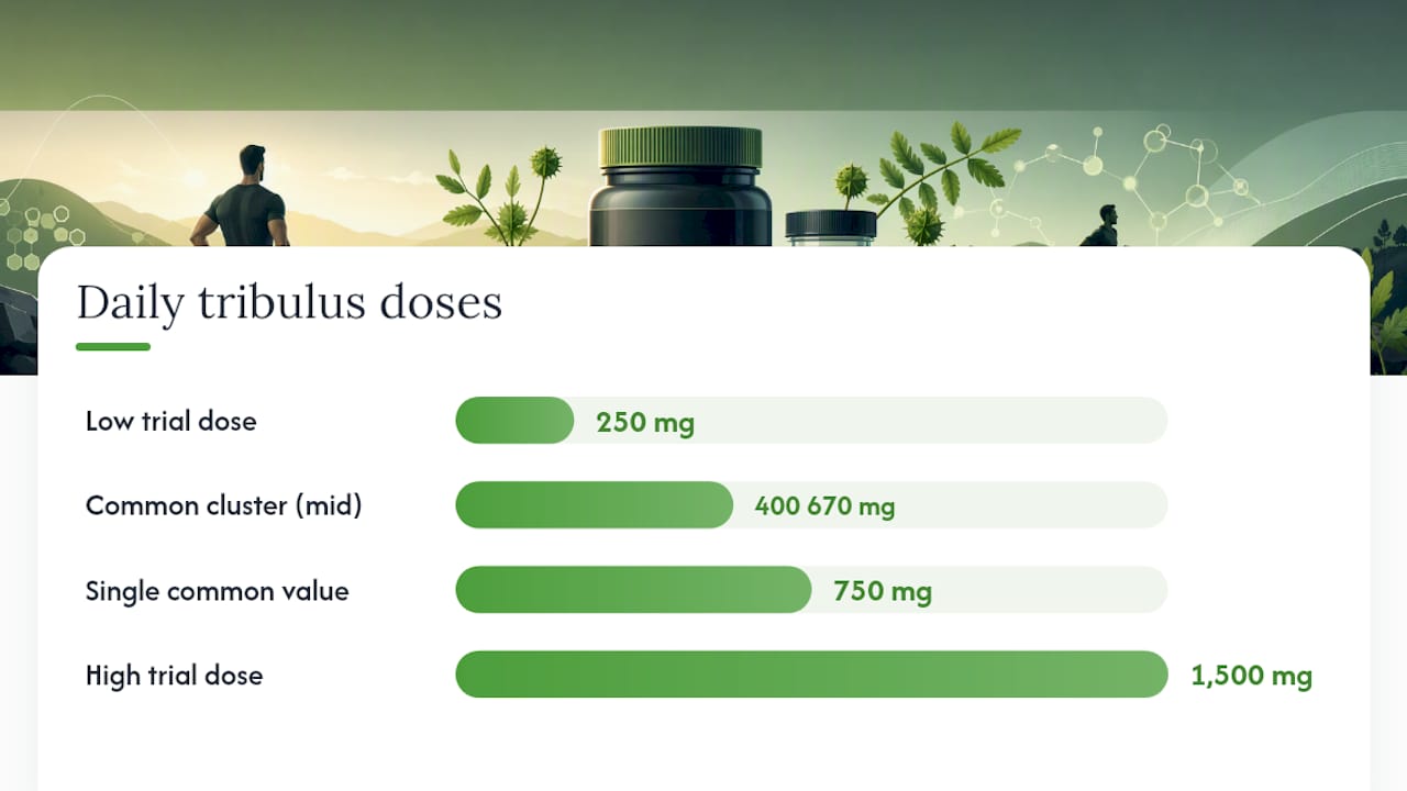 How Much Tribulus Should You Take, and What Does the Label Mean? — overview diagram