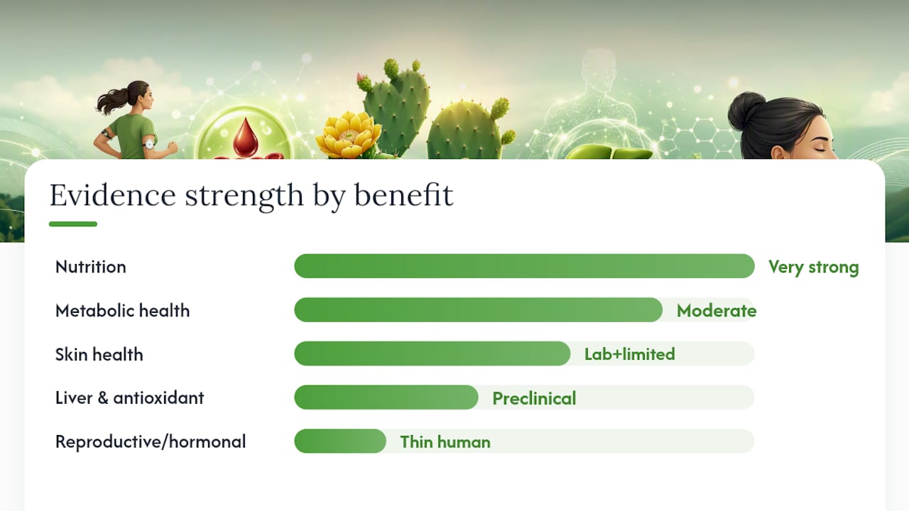 What Are the Main Cactus Extract Benefits? — overview diagram