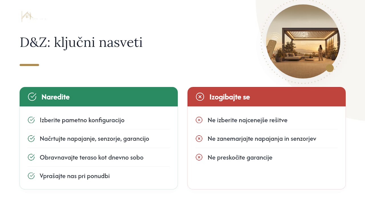 Osebna opomba: kako pri DZ razmišljamo o daljinskem upravljanju pergol — overview diagram