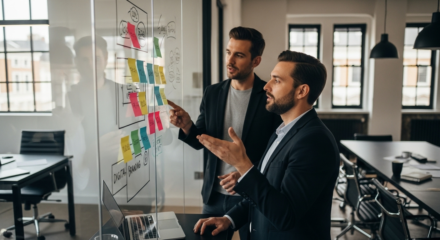 branding strategie meeting