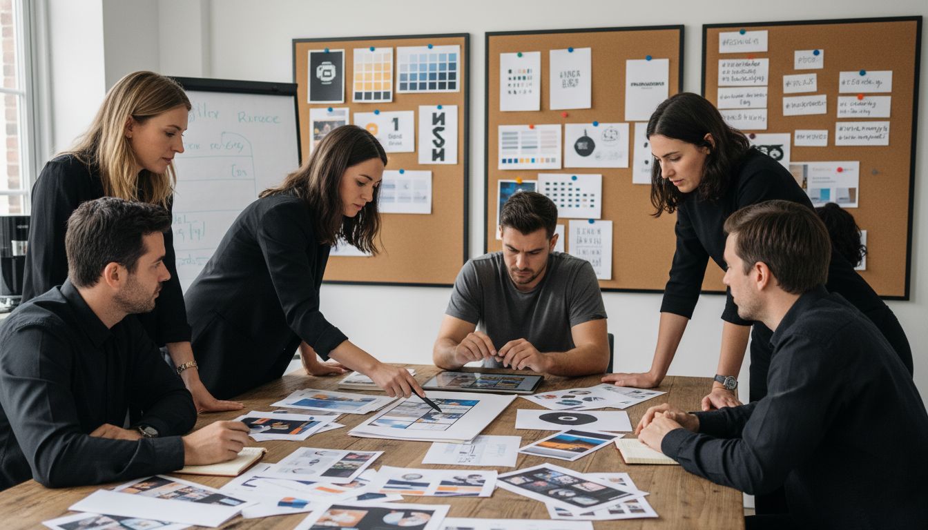 Content Entwicklung Teamwork