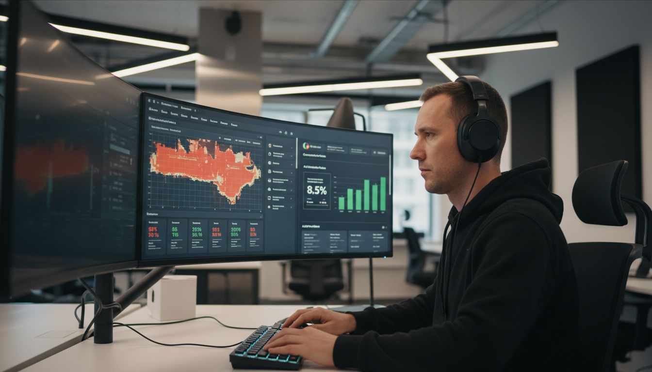 realtime webanalyse arbeitsplatz