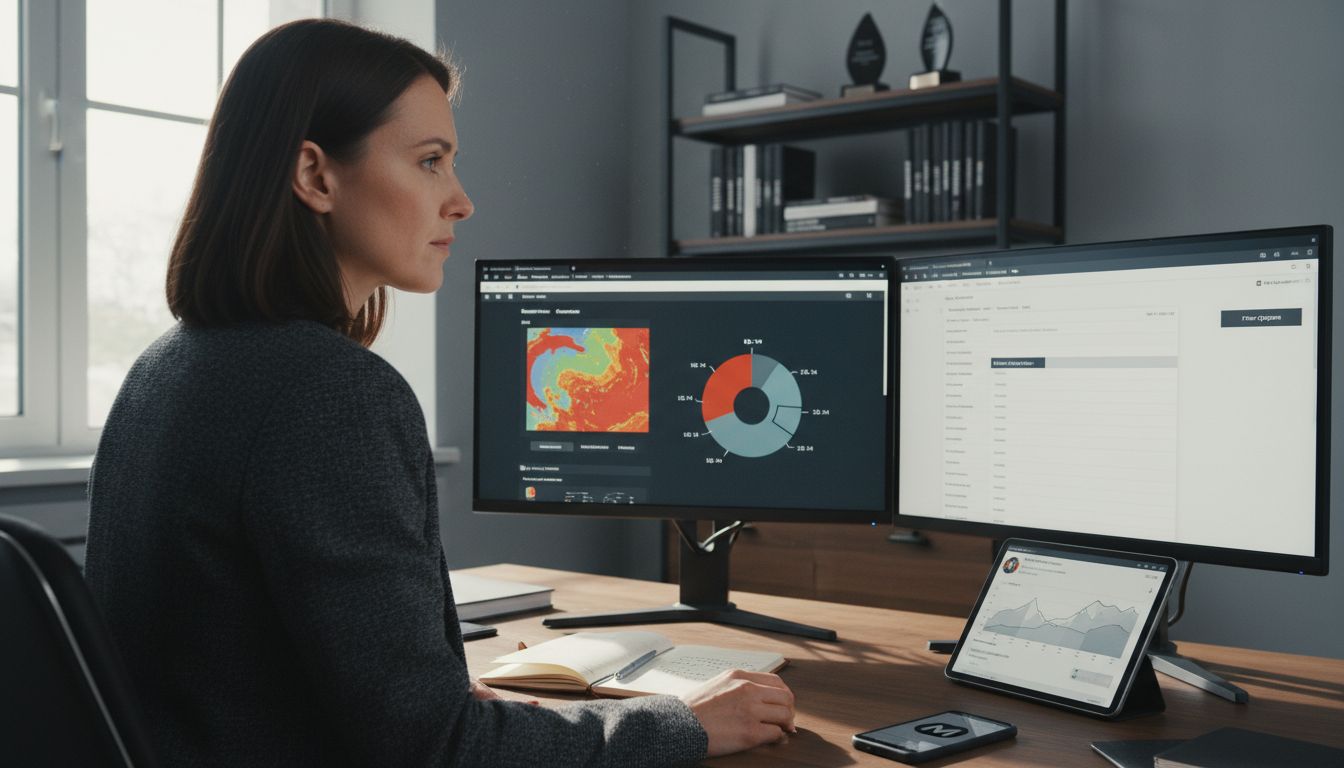 marketing datenanalyse arbeitsplatz