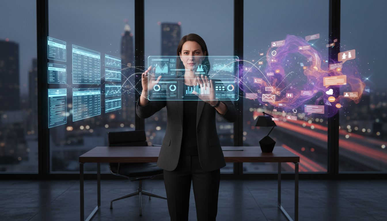 Marketer linking structured and unstructured data