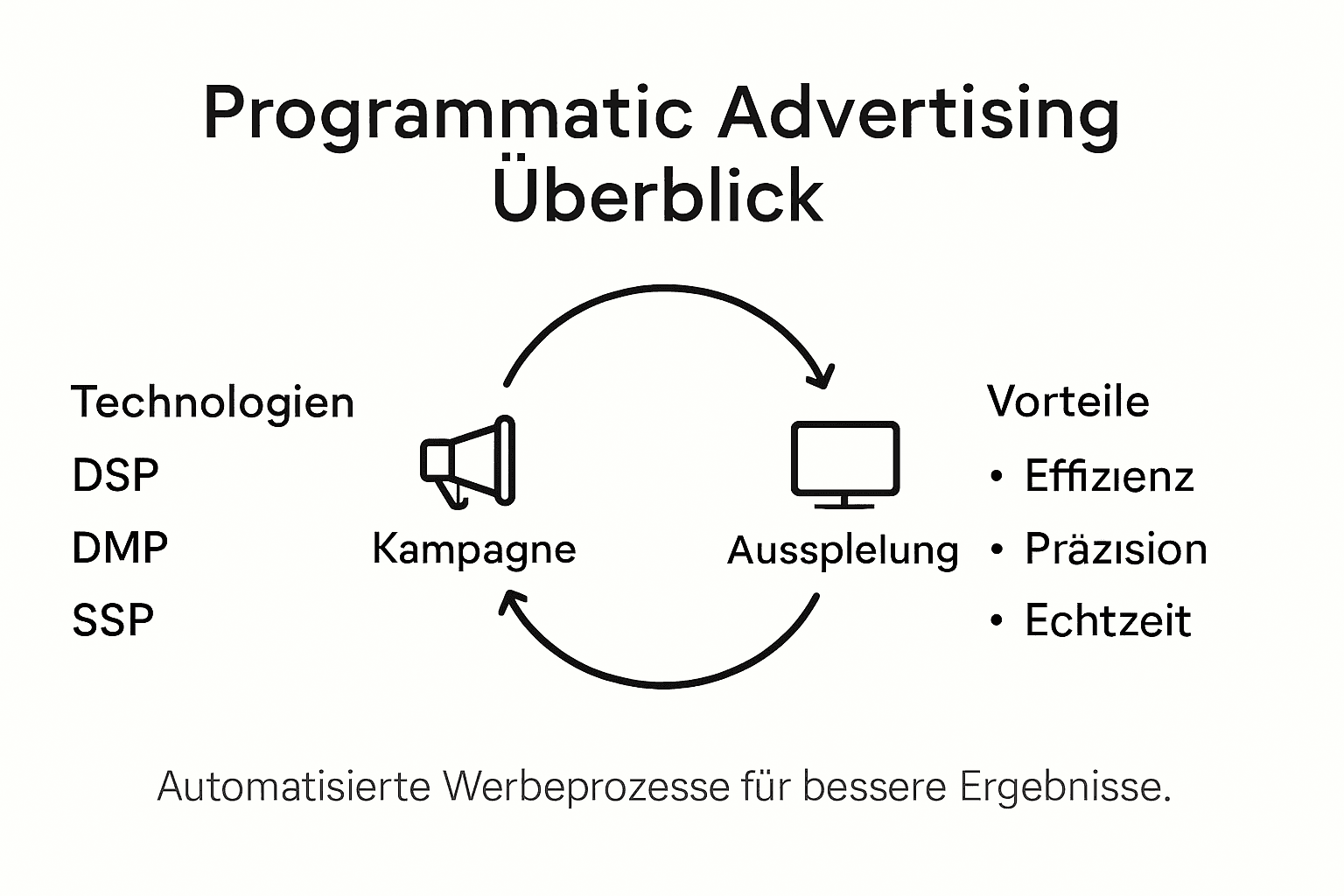 Programmatic Advertising auf einen Blick: Die wichtigsten Fakten und Zusammenhänge als Infografik