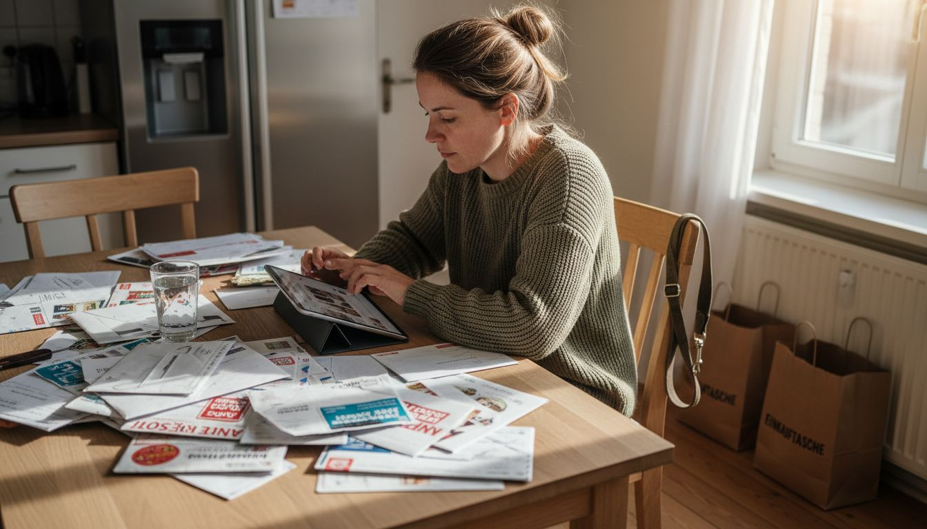 Ein Kunde stöbert bequem von zuhause aus durch einen Online-Shop.