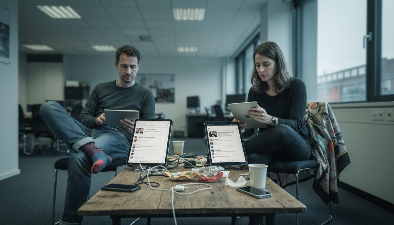 Im Team nehmen wir neue Social-Media-Plattformen genau unter die Lupe.