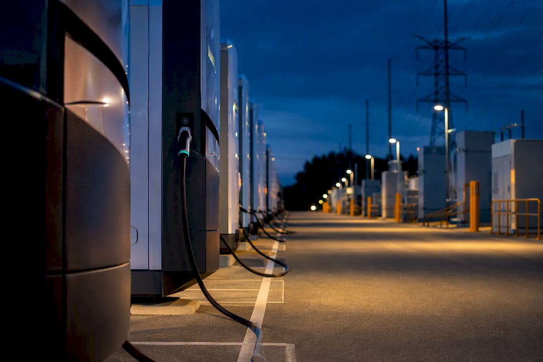 Fleet depot prepared for overnight charging