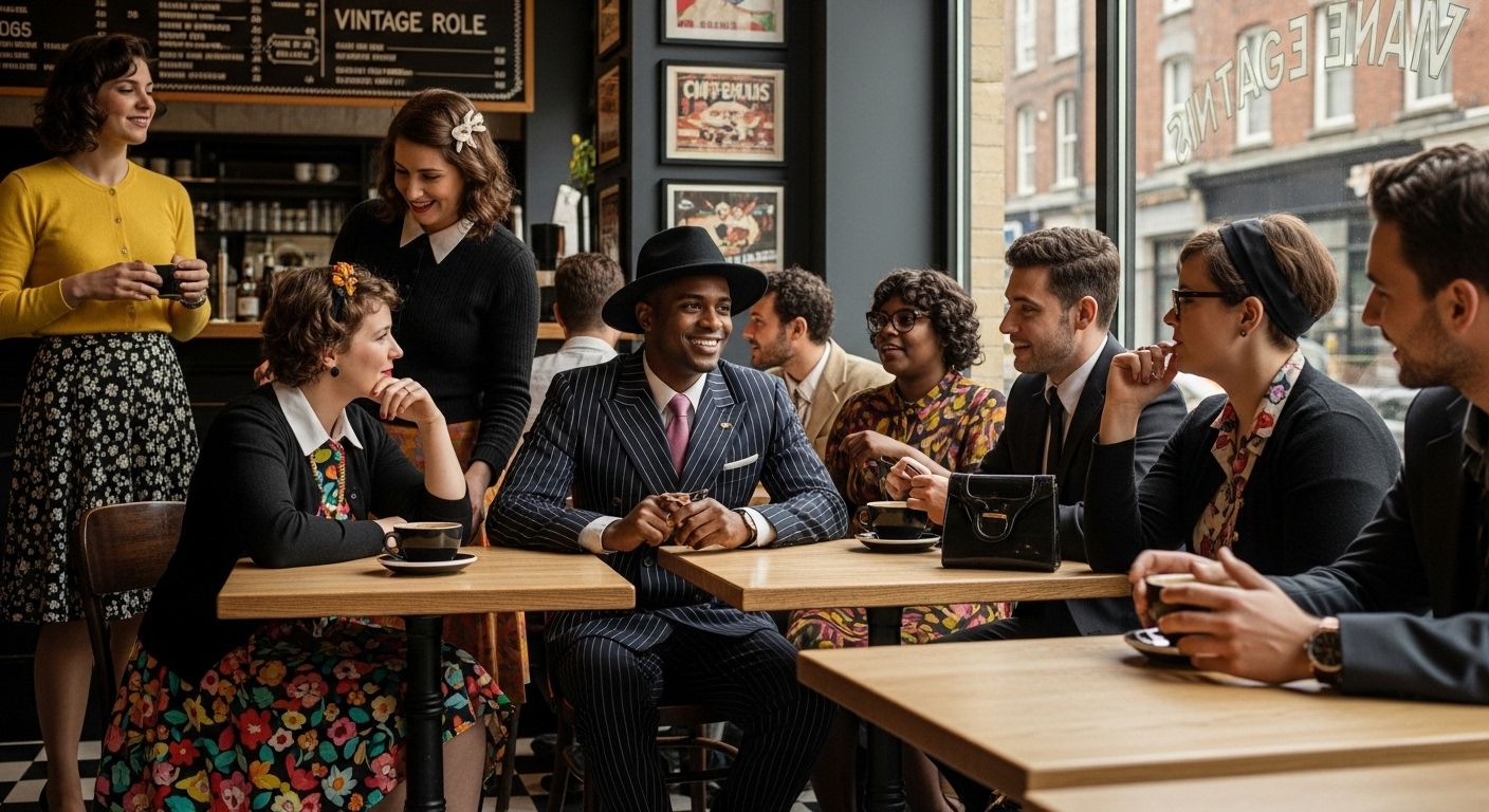 vintage individuality group café