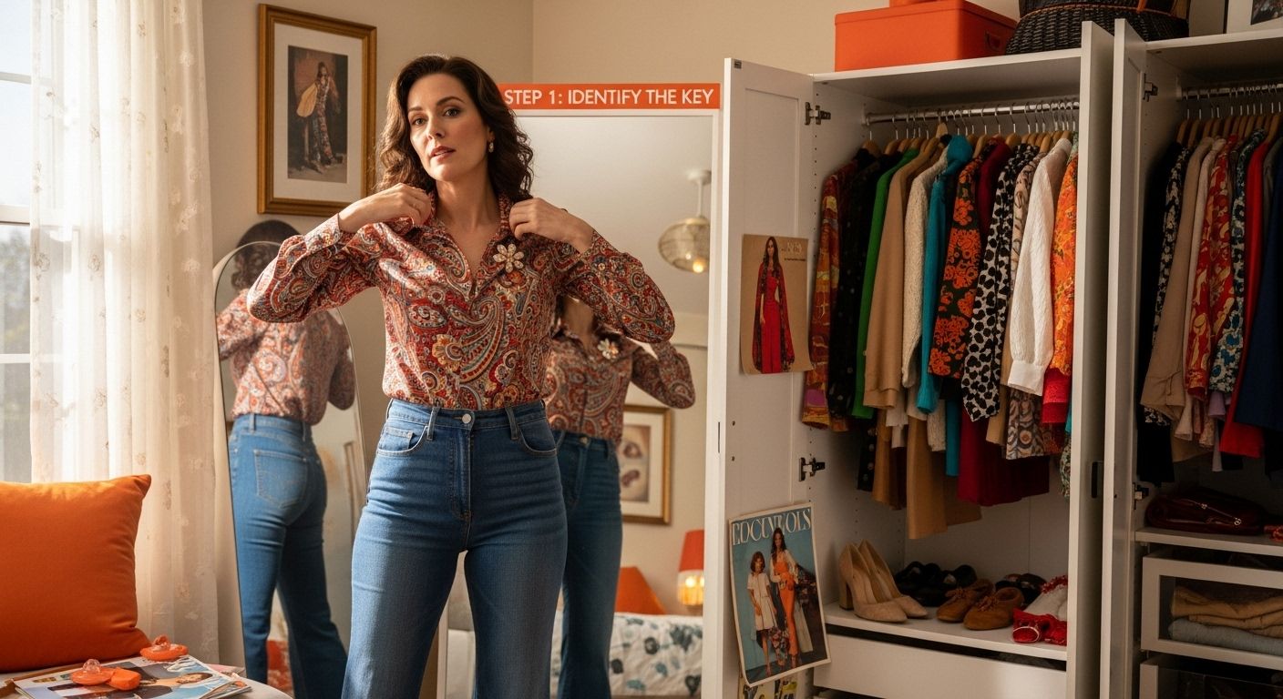 how to dress 70s