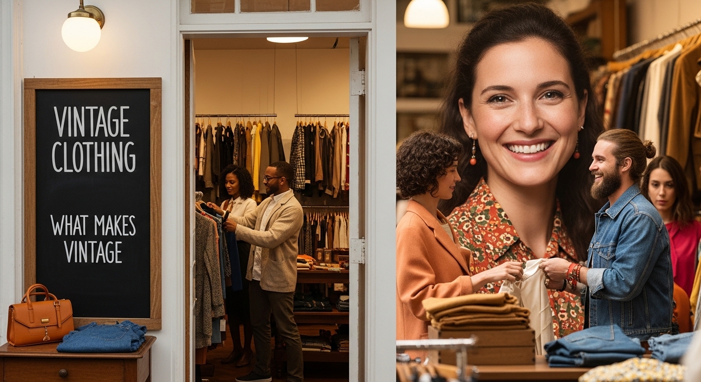 vintage clothing shopping