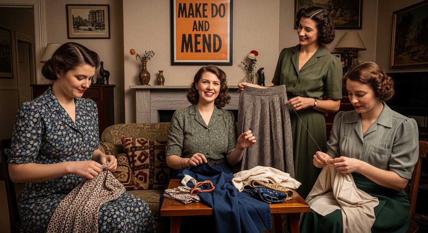 1940s fashion make do mend
