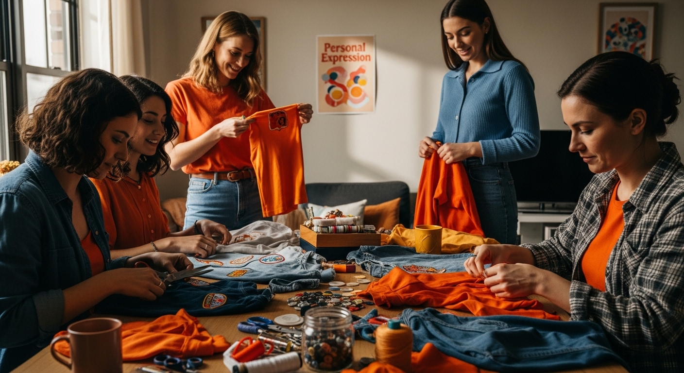 upcycled thrift clothing