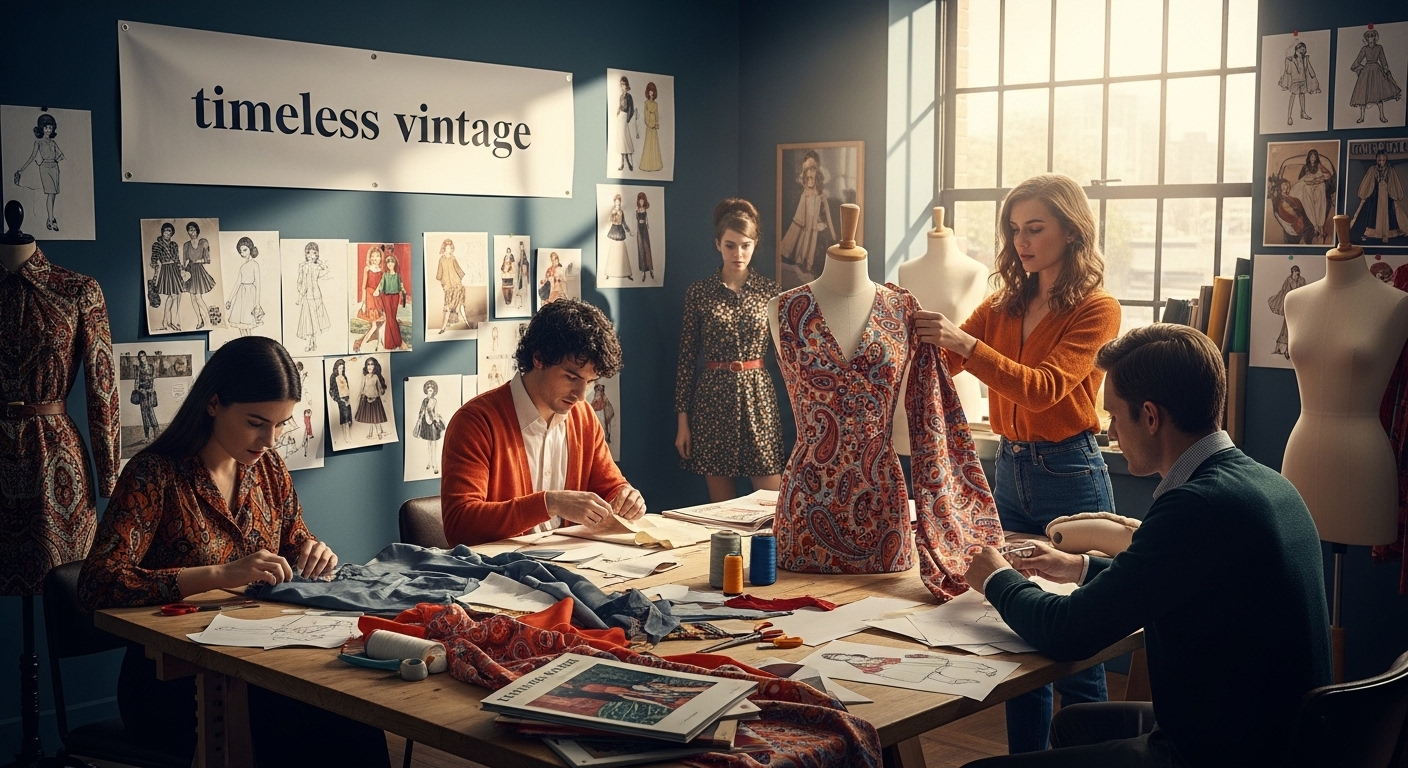 modern 1960s fashion design