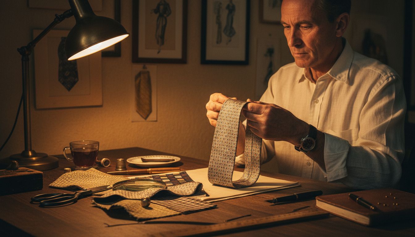 vintage tie tailoring