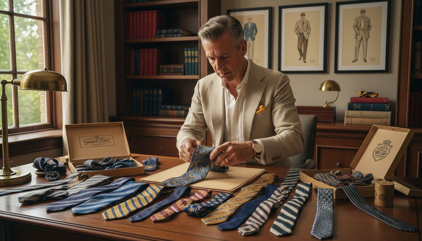 vintage tie collection