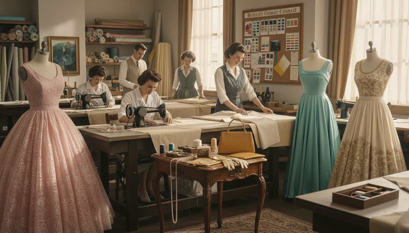 1950s fashion studio