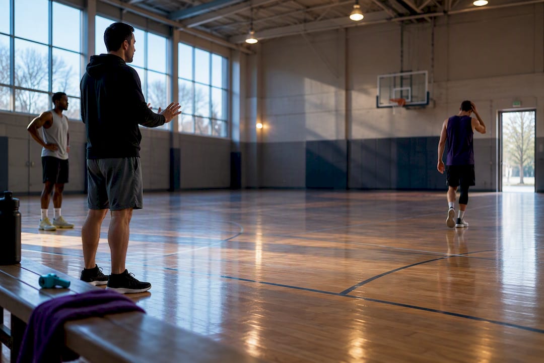 Organizer calmly managing player ejection