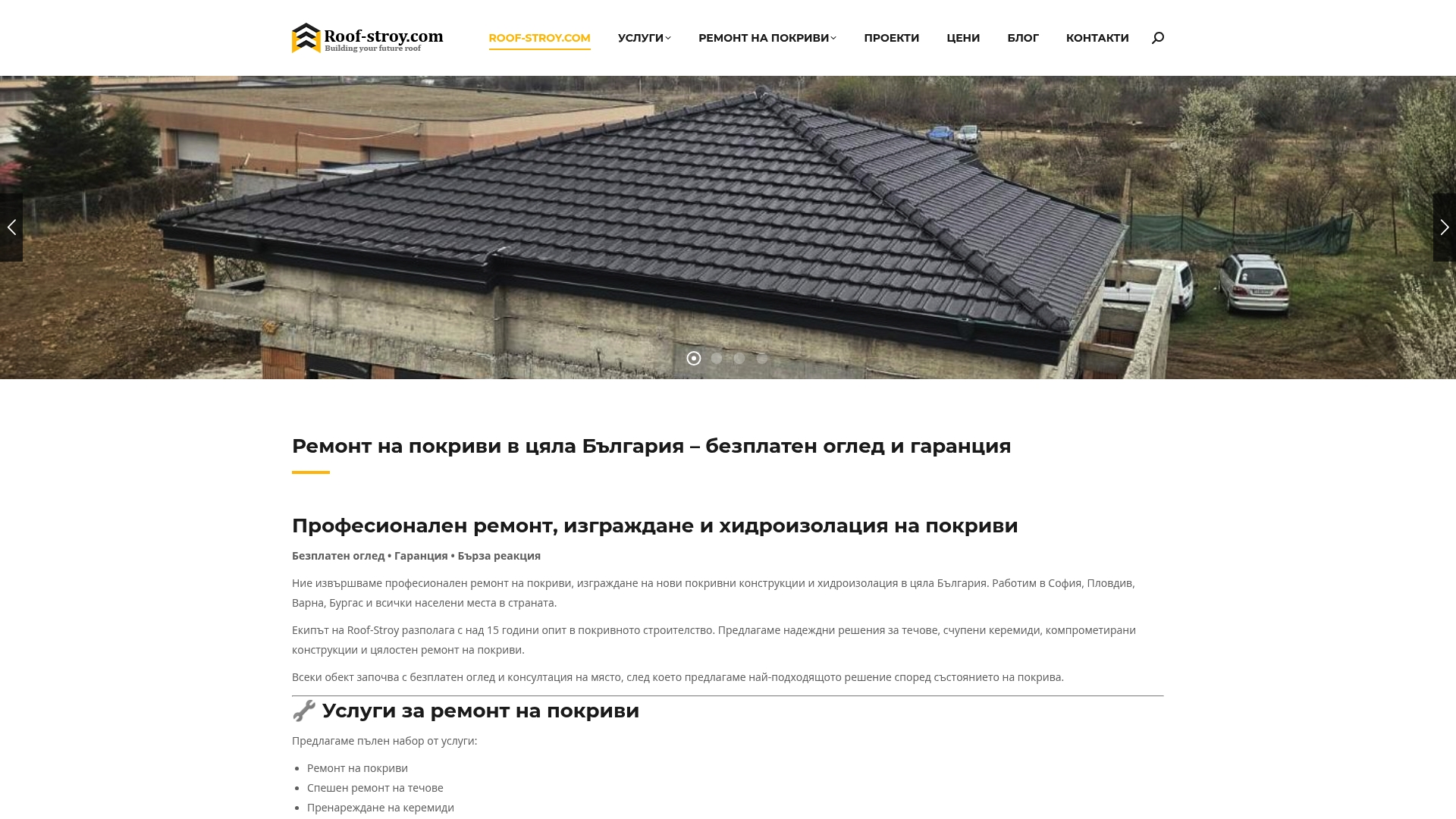 Roof-stroy